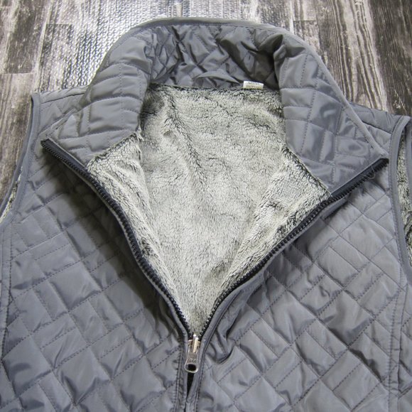 NWT Women's Reversible Quilt/Microboa Vest - Picture 7 of 8